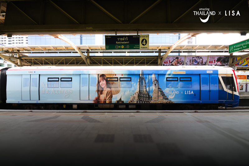 LISA 在哪裡？泰國觀光局延伸「Feel All the Feelings」行銷活動，邀請旅客在全國各地媒體與場域中發現 LISA 的身影