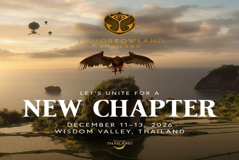 泰國觀光局宣布 Tomorrowland Thailand 將於 2026 年 12 月在亞洲首次以完整規模登場